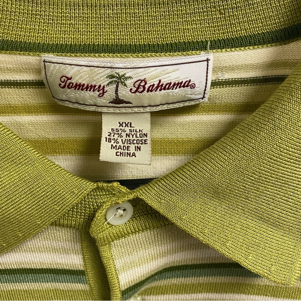 Tommy Bahama Men Silk Nylon Viscose Short Sleeve Pull Over Shirt Size XXL - Picture 12 of 12
